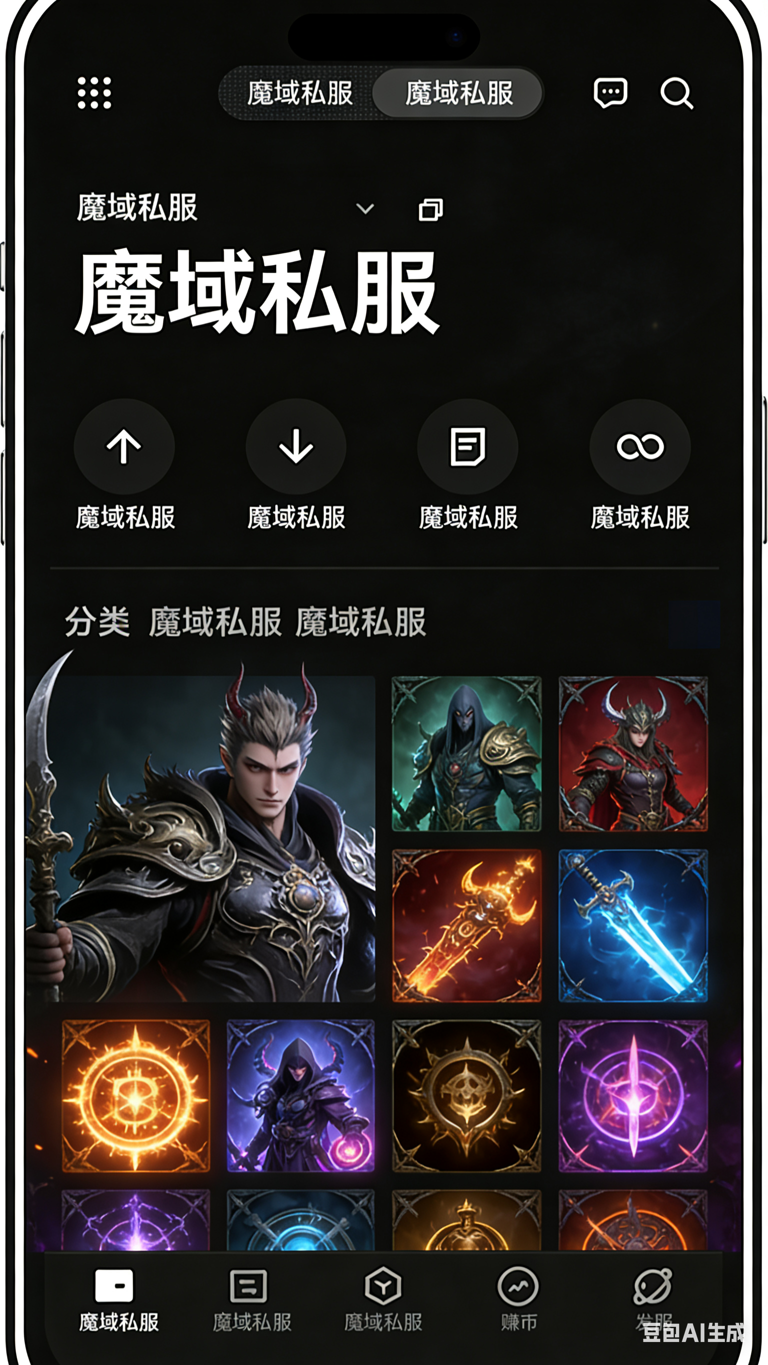 魔域SF礼包使者NPC